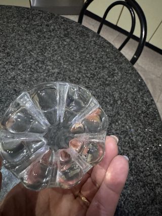 Set 4 Bicchieri Vetro molto robusti mai usati