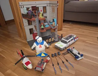 Playmobil Casa Cazafantasmas y accesorios