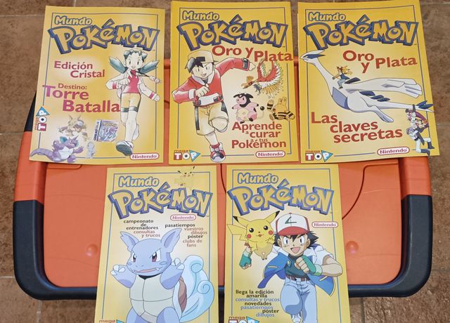 Lote 5 Guías Mundo Pokémon Mega Top