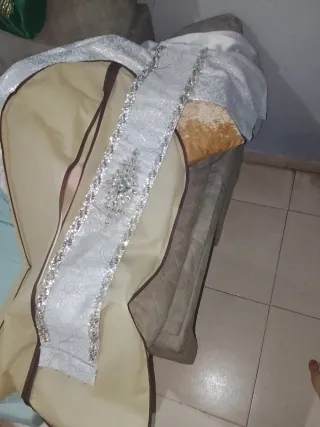 Traje de Novio Brillante Plateado