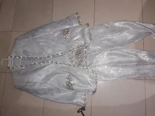 Traje de Novio Brillante Plateado