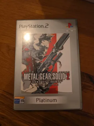 🇪🇸Metal Gear Solid 2 PS2 Platinum