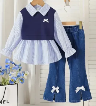 Conjunto Ropa Niña Blusa y Pantalón de 8 años