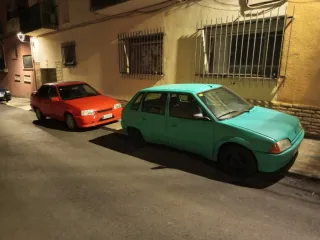 Citroen AX y Opel Kadett E AX y Kadett 1995