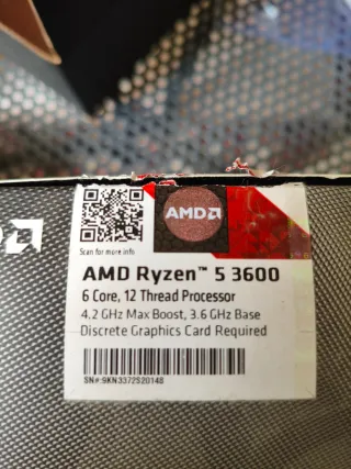 AMD Ryzen 5 3600 Processore