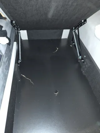 Sofá chaise longue beige tela