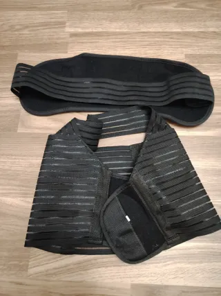 Cinturón Lumbar Embarazo Barriga Negro