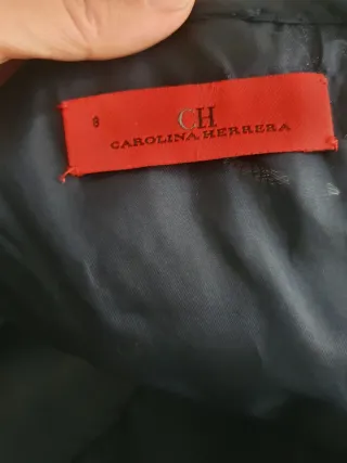 Vestido fiesta Carolina Herrera azul