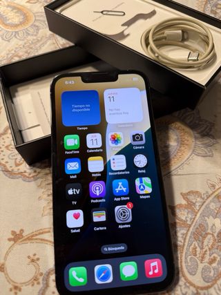 iPhone 13 Pro 128 GB Azul Grisáceo 82% batería