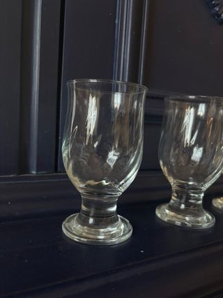 Set 3 Bicchieri Vetro Trasparente