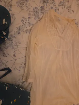 Camisa blanca vintage