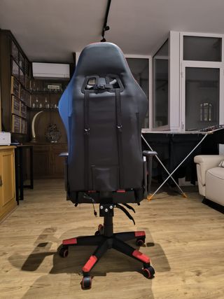 Silla Gaming Ergonómica Negra y Roja