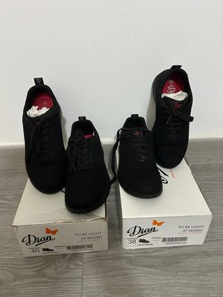 Playeras Antideslizantes Negros Talla 38 Talla 40