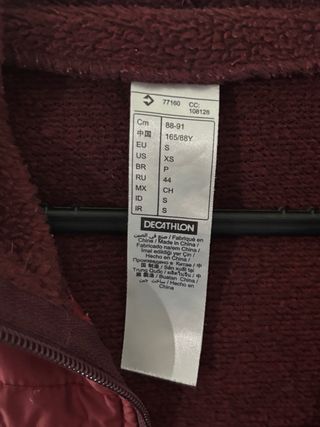 Chaqueta Quechua acolchada y polar