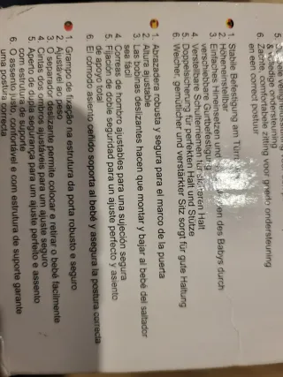 Saltador de bebé Munchkin para marco de puerta.