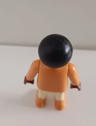 Playmobil niño negrito mulato casa muñecas 1992