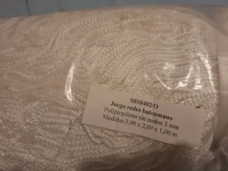 Pack 2 Redes Portería Balonmano/Fútbol Sala