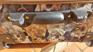 3 Maletas con estampado de perros