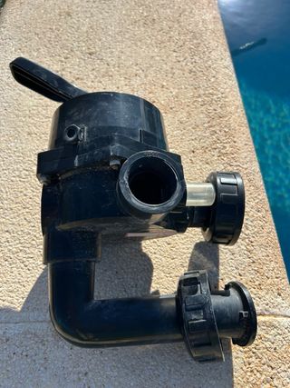 Llave selector filtro piscina