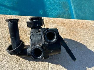 Llave selector filtro piscina