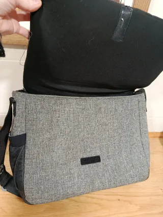Bolsa Jané gris y negra