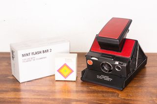 Polaroid SX-70 + Flash Bar 2 + Holder Filtri