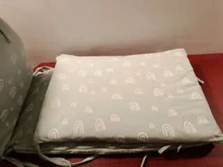 Protector barrotes cuna arcoíris