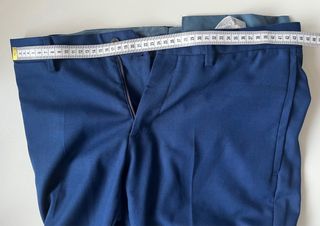 Conjunto Traje Americana y Pantalón Zara Azul