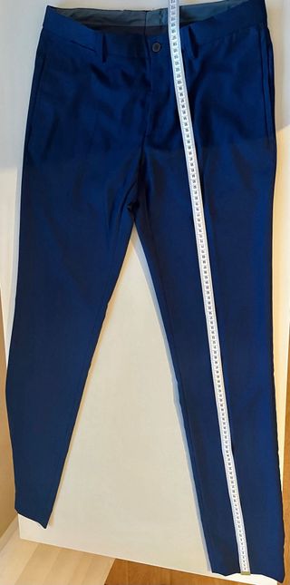Conjunto Traje Americana y Pantalón Zara Azul