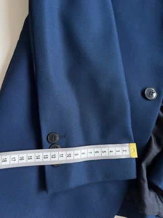 Conjunto Traje Americana y Pantalón Zara Azul