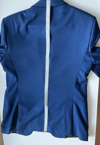 Conjunto Traje Americana y Pantalón Zara Azul