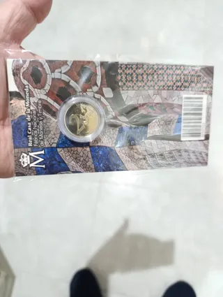 2 Euro Proof Carterita Park Güell Antoni Gaudí