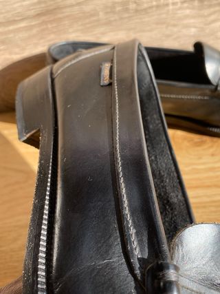 Mocasines de piel Loren's negros