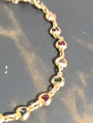 Pulsera Vintage Corazones Multicolor