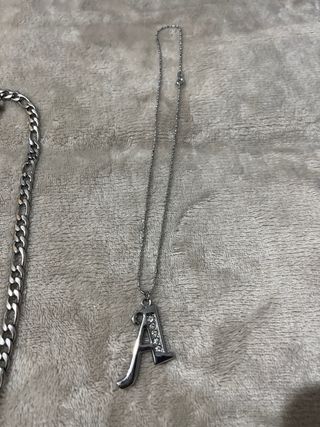 Conjunto Cadenas, Anillos y Pulsera Acero