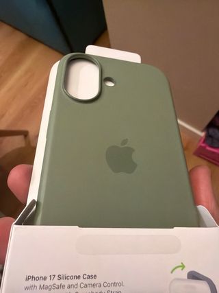 Funda Silicona Oficial Apple iPhone 17 Verde