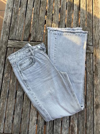 Pantalones vaqueros grises Mango