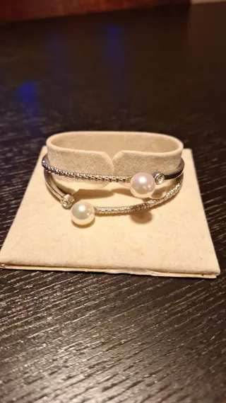 Brazalete Perla y Circonitas Planet Majorica