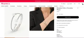 Brazalete Perla y Circonitas Planet Majorica