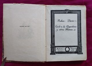 Canto a la Argentina y otros poemas