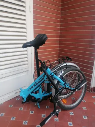 Bicicleta Plegable Azul F-Park 20