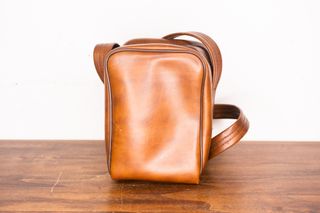 Borsa Polaroid Marrone Pelle