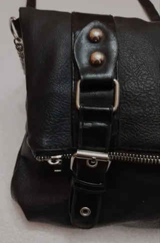 Bolso bandolera INSIDE GIRLS negro