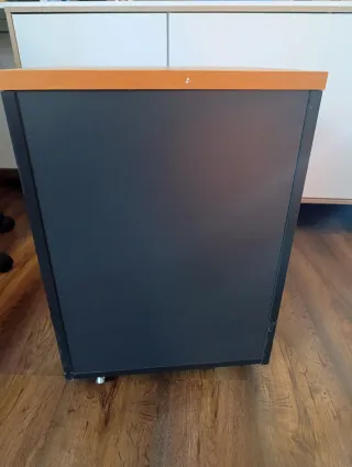 Mueble oficina 2 cajones con ruedas y llave