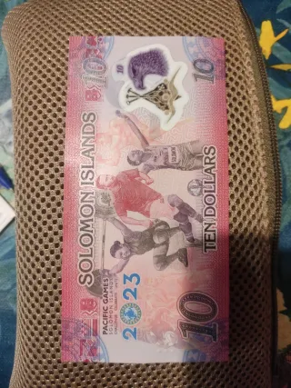 Billete 10 Dólares Islas Salomón 2023