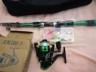 Equipo de Pesca con Caña y Carrete