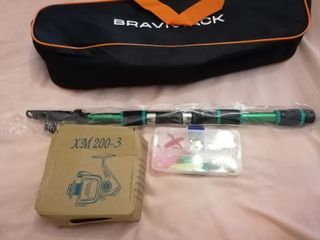 Equipo de Pesca con Caña y Carrete