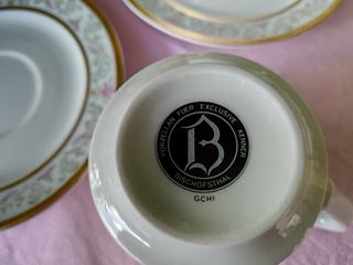 Set 6 tazze da tè con vassoio