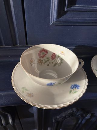 Set 2 tazze porcellana vintage