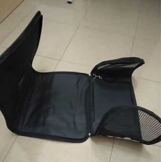 Transportín para mascotas con estampado floral